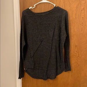 Gap black heather thin sweater